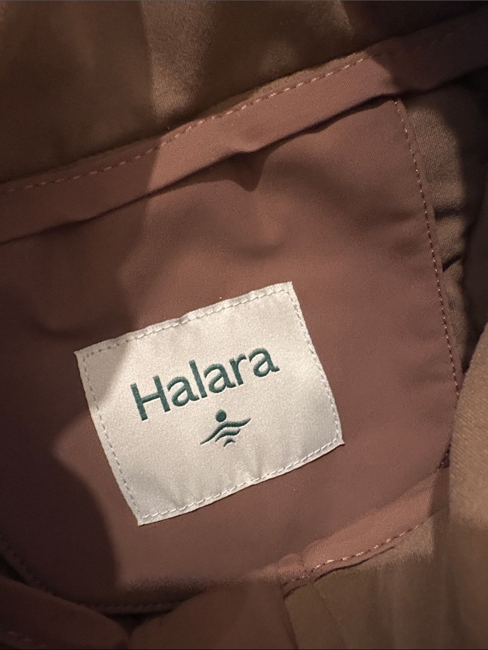 NWT [Halara] PuffFlex Long Sleeve Thumb Hole Quilted Jacket Brown Women’s L - Picture 13 of 16